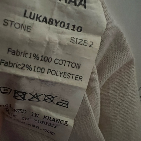 New with Tag LUUKAA Oversized Asymmetrical Tank Top Size 2 USA 10 💃 - Picture 7 of 9